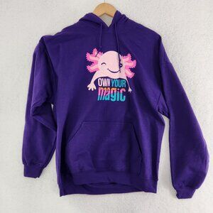 Girl Scout Hoodie Sweatshirt Cookie Incentive Axolotl Own Your Magic Adult Large